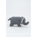 Jouet Peluche Crochetts Bebe Marron Eléphant 27 x 13 x 11 cm