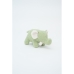 Plyšák Crochetts Bebe zelená Slon 27 x 13 x 11 cm