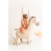 Pehme mänguasi Crochetts AMIGURUMIS MINI Valge Hobune 38 x 42 x 18 cm