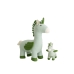 Jucărie de Pluș Crochetts AMIGURUMIS PACK Verde Unicorn 51 x 26 x 42 cm 98 x 33 x 88 cm 2 Piese