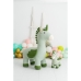 Jucărie de Pluș Crochetts AMIGURUMIS PACK Verde Unicorn 51 x 26 x 42 cm 98 x 33 x 88 cm 2 Piese