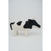 Плюшевый Crochetts AMIGURUMIS MAXI Белый Чёрный Корова 110 x 73 x 45 cm