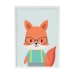 Glezna Crochetts Daudzkrāsains Koks MDF 33 x 43 x 2 cm Fox