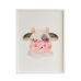 Malba Crochetts Vícebarevný Dřevo MDF 33 x 43 x 2 cm Kráva