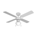 Stropni Ventilator sa Svjetlom EDM 33800 Caribe Bijela 50 W