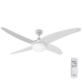 Ceiling Fan with Light EDM 33806 Caspio White 60 W