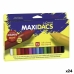Crayons gras de couleur Alpino Maxidacs Multicouleur (24 Unités)