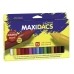 Crayons gras de couleur Alpino Maxidacs Multicouleur (24 Unités)