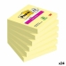 Samolepící papírky Post-it Super Sticky Žlutý 76 x 76 mm 6 Kusy (24 kusů)