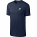 Kortarmet T-skjorte til Menn Nike AR4997-410 Marineblå