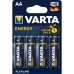 Batterier Varta AA LR06     4UD AA