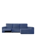 Κάλυμμα για καναπέ με σκαμπό δεξιό μεγάλο μπράτσο Eysa JAZ Μπλε 180 x 120 x 360 cm