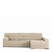 Κάλυμμα για καναπέ με σκαμπό δεξιό μεγάλο μπράτσο Eysa TROYA Λευκό 170 x 110 x 310 cm