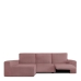 Sohvapöydän päällinen, jossa on lyhyt pitkä vasen käsivarsi Eysa JAZ Pinkki 180 x 120 x 360 cm