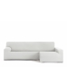 Hoes voor chaise longue met lange armleuning rechts Eysa BRONX Wit 170 x 110 x 310 cm