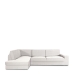 Dīvāna pārvalks Eysa JAZ Balts 110 x 120 x 500 cm