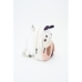 Mokyklinis krepšys Crochetts Balta Rožinė 24 x 18 x 6 cm Boružė