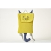 Školní batoh Crochetts Žlutý 24 x 49 x 4 cm Vlk