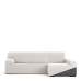 Κάλυμμα για καναπέ με σκαμπό δεξιό μεγάλο μπράτσο Eysa JAZ Λευκό 180 x 120 x 360 cm