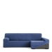 Capa para chaise longue de braço comprido direito Eysa JAZ Azul 180 x 120 x 360 cm