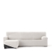 Κάλυμμα για καναπέ με σκαμπό αριστερό μικρό μπράτσο Eysa JAZ Λευκό 120 x 120 x 360 cm