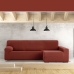 Sohvapöydän päällinen, jossa on pitkä oikea käsivarsi Eysa JAZ Tummanpunainen 180 x 120 x 360 cm