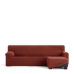 Right short arm chaise longue cover Eysa JAZ Dark Red 120 x 120 x 360 cm