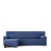 Κάλυμμα για καναπέ με σκαμπό αριστερό μικρό μπράτσο Eysa JAZ Μπλε 120 x 120 x 360 cm