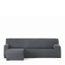 Sohvapöydän päällinen, jossa on lyhyt vasen käsivarsi Eysa BRONX Tumman harmaa 110 x 110 x 310 cm
