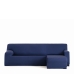 Housse pour chaise longue accoudoir court droit Eysa BRONX Bleu 110 x 110 x 310 cm