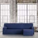 Right short arm chaise longue cover Eysa BRONX Blue 110 x 110 x 310 cm