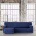 Κάλυμμα για καναπέ με σκαμπό αριστερό μικρό μπράτσο Eysa BRONX Μπλε 110 x 110 x 310 cm
