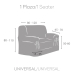Dīvāna pārvalks Eysa MID Brūns 100 x 110 x 120 cm