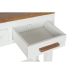 Kisasztal DKD Home Decor Fehér Barna Akácfa Mangófa 110 x 30 x 80 cm