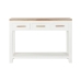Postranní stolek DKD Home Decor Bílý Kaštanová Akátové mangové dřevo 110 x 30 x 80 cm