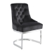 Jídelní židle DKD Home Decor Černý Stříbřitý 60 x 58 x 93 cm