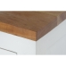 Nachtkastje DKD Home Decor Wit Bruin Acacia Mangohout 45 x 40 x 60 cm