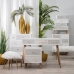 Мебель для прихожей с ящиками MARGOT 67 x 34 x 86 cm Серый Деревянный Белый