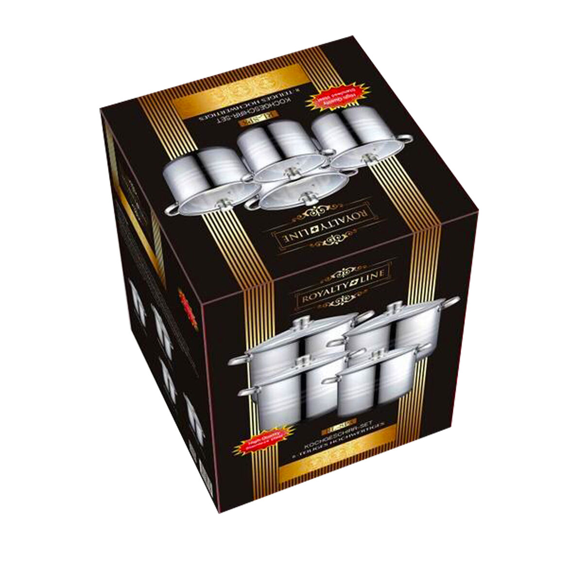 Kastrullset Royalty Line SP2 6 Delar