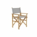 Záhradná stolička DKD Home Decor Szary Naturalny Sosna 56 x 48 x 87 cm (56 x 48 x 87 cm)