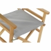 Garden chair DKD Home Decor Grey Natural Pinewood 56 x 48 x 87 cm (56 x 48 x 87 cm)
