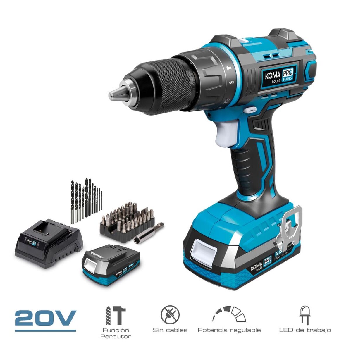 Hammerbohrer Koma Tools 20 V