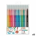 Set of Felt Tip Pens Alpino Glitter Marker Multicolour (12 Units)