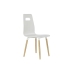 Jídelní židle DKD Home Decor 43 x 50 x 88 cm Dřevo Bílý Přírodní guma Světle hnědá