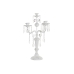 Candle Holder DKD Home Decor White Acrylic Metal 41 x 41 x 56,5 cm