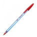 Pen Bic Cristal Soft Red Transparent 1-2 mm 50 Pieces (50 Units)