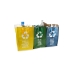 Set de bolsas para reciclaje Confortime Rafia 3 Piezas