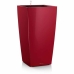 Vaso Autoirrigável Lechuza Vermelho 39,5 x 39,5 x 75,5 cm Polipropileno Plástico Retangular