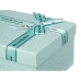 Sada dekorativních krabic Zelená Karton Laso 3 Kusy
