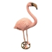 Koristeellinen puutarhahahmo Ubbink Hartsi Vaaleanpunainen flamingo